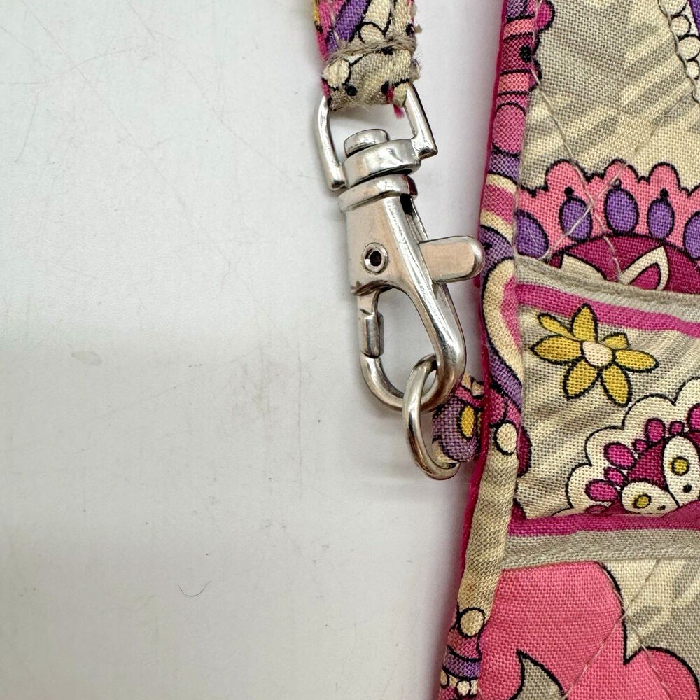 Vera Bradley Paisley Meets Plaid Wristlet Ipod Phone Slot Wallet Card Organizer - Picture 3 of 10